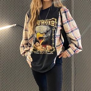 Vintage flannel tshirt